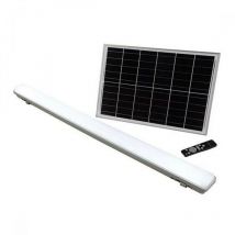 Tubo Plafoniera Led 18w Cambia Color 3in1 Ricaricabile Con Pannello Solare E Sensore Di Movimento