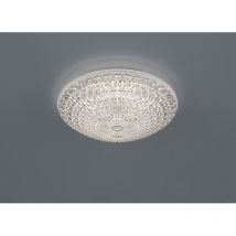Plafoniera Led Dimmerabile Effetto Cristallo Ø28 cm