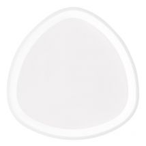 Plafoniera led klapton in alluminio bianco con funzione cct 45 cm. - Bianco