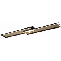 Plafoniera led lampada da soffitto dimmerabile con telecomando lampada da soggiorno moderna, cct, 1x led 40W 1700Lm, l 110 cm