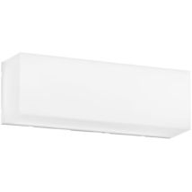 Plafoniera da esterno led togo rettangolare bianca 12W con interruttore cct 30 cm. - Bianco