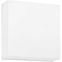 Plafoniera da esterno led togo quadrata bianca 5W con interruttore cct 25 cm. - Bianco