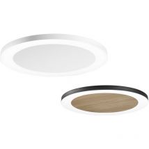 "Plafoniera LED SAMSARA in metallo bianco con funzione CCT 36W 40 cm."