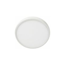 Plafoniera Led Tonda 18W Diametro 190 Mm Altezza 24 Mm Corpo Alluminio+Pvc Colore Bianco Ip44 4000K ( Luce Naturale ) Stone 2042/N