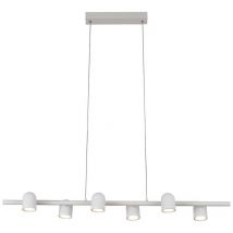 Inspired Mantra ios Ciondolo lineare Ios, 6 x GU10, bianco