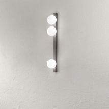 Plafoniera Minimal Snooky Metallo Grigio 3 Luci G9 Ip20