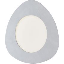 Plafoniera Moderna Clara Led Integrato 4000K In Ferro Argento