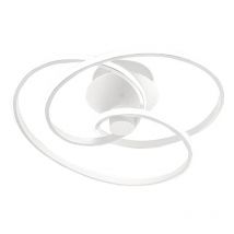 Plafoniera moderna Gea Luce diva pp b led alluminio silicone lampada soffitto