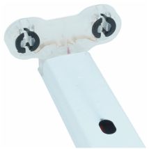 Bes - Plafoniera Neon Led T8 Doppia Attacco Reglette Supporto Tubo 60cm 2 Neon Dr