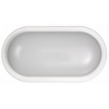 Duralamp - Plafonnier ovale blanc led 1500 lumens 15w