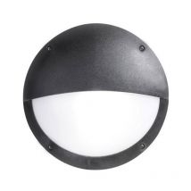Plafoniera Rotonda Parete (Lucia El) in Resina IP66 Fumagalli Nero