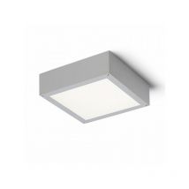Plafoniera scott da soffitto grigio argento 230V led 9.8W IP54 3000K