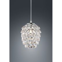 Petty Lampada a Sospensione, Diametro 20 cm, E14, 0 watts, Cromo - Reality