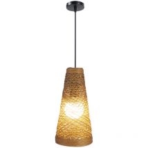 Feiyue - Plafonnier 1pc Rotin Tissage Artisanat Plafonnier Intérieur Plafonnier Style Naturel