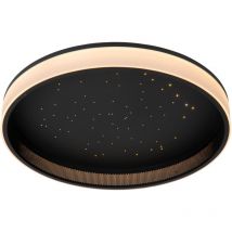 ESTREJA Plafonnier-Noir-Ø40