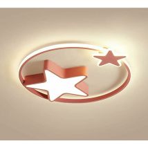 Plafonnier 29 W/36 W 220 V LED Lampe pour enfants Lampe de plafond pour garçons et filles Lampe ciel étoilé Dimmable avec télécommande Lampe pendante