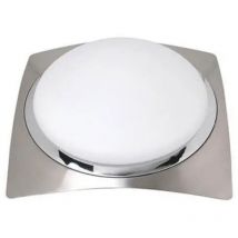 Horoz Electric - Plafonnier classique carré 2x60W (Eq. flc 2x12W) Diam 330mm