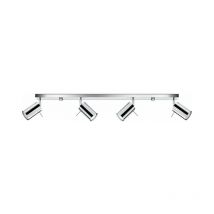 Silumen - Plafonnier 4 Spots Orientables pour Ampoule GU10 - Métal