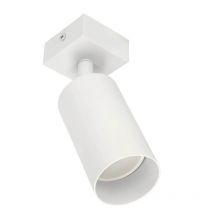 Edo Solutions - Plafonnier à 1 spot en saillie malga 1 blanc GU10 220V EDO777399