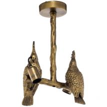 Lindby - Plafonnier à intensité variable 'Nirvathia' en métal pour salon & salle à manger