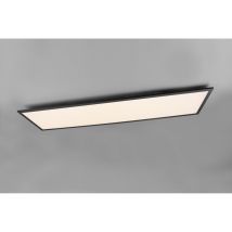 Reality - Plafonnier Rectangulaire Moderne Led Dimmer 34w Alpha Noir Trio Lighting