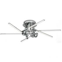 Inspired Lighting - Inspired Mantra - Cinto - Plafonnier Semi Plafonnier 42W led, 3000K, 3360lm, Chrome Poli