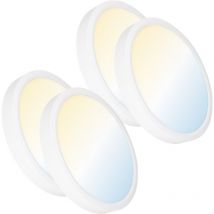 Plafonnier Circulaire LED de Surface 230mm 24W CCT Lot de 4 U.