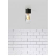Markslojd - zen - Plafonnier de salle de bain à 1 lumière noir IP44, E27
