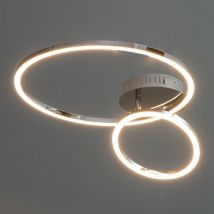 Kosilum - Plafonnier design led double cercle - Paciano