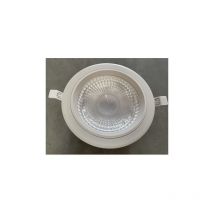Plafonnier downlight led 22W blanc architectural ø 230mm 3000K 230V non-dimmable IK08 IP44 thunder Trajectoire 003763
