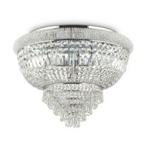 Ideal Lux - dubai - Plafonnier encastré à 24 lumières pour l'intérieur, chrome, E14
