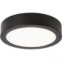 Rabalux - Plafonnier en saillie rond Shaun2 7W 4000K 630lm IP20 noir