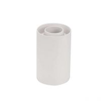 Optonica - Plafonnier en Saillie Rond GU10/MR16 Ø80mm avec Tête Inclinable Blanc Max 10W