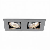 Nordlux - Plafonnier spot encastrable en aluminium brossé salon spots pivotant 21070129