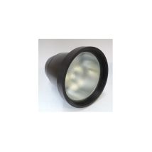 Plafonnier Encastré Iodure Ø 350mm Bord Noir Avec Verre Lampe 150w 14800lm G12 230v 40° Ip65 Bega 6113