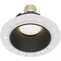 Maytoni - Plafonnier encastré lampe encastrable salle à manger blanc noir d 10,2 cm