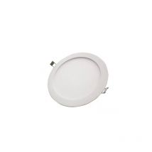Plafonnier encastré led 30W blanc downlight ø 220mm 3000K 2350lm avec driver 230V 110° IP44 IK08 camus Trajectoire 003729