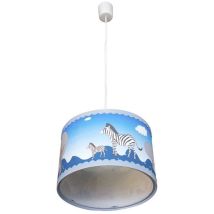 Plafonnier enfants bleu animaux noah cr 99-007-01-120