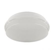 Struhm - Plafonnier Étanche pour Ampoule E27 Blanc Opaque - silamp