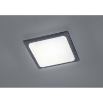Iperbriko - Plafonnier Exterieur Carré Beam Led IP54 Anthracite 25x25 cm Trio Lighting