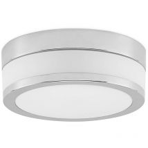 Lindby - Plafonnier Salle De Bain à intensité variable 'Flavi' en verre pour salle de bain