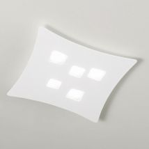 Gea Luce - Plafonnier moderne isotta pm b gx53 led 55x50 plafonnier en aluminium