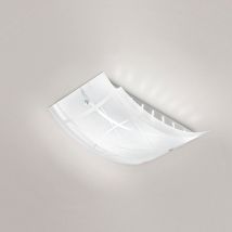 Plafonnier moderne gea luce nereide pm e27 led plafonnier en verre