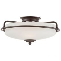 Quoizel - Elstead Griffin Plafonnier semi-encastré Bowl bronze palladien