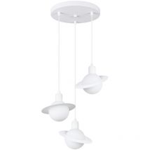 Lustre Hyperion acier 3xG9 32cm Sollux
