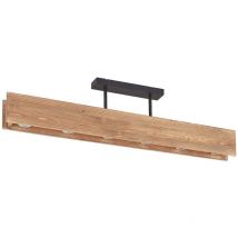 Lindby - Plafonnier à intensité variable 'Malwin' en bois pour salon & salle à manger