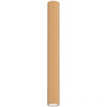 Sollux - Plafonnier Karbon aluminium 1xGU10 6.5cm