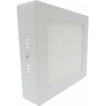 Plafonnier led 18W Carré - Blanc Chaud Silumen