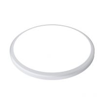 Kaejyiut - Plafonnier led φ200mm-12w Boîtier blanc + lumière blanche Plafonnier, étanche IP54, Plafonnier rond, Salle de bain Chambre à coucher