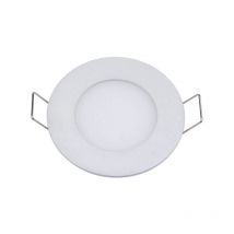 Plafonnier led 3W 230V encastrable ultra fin teinte blanc chaud